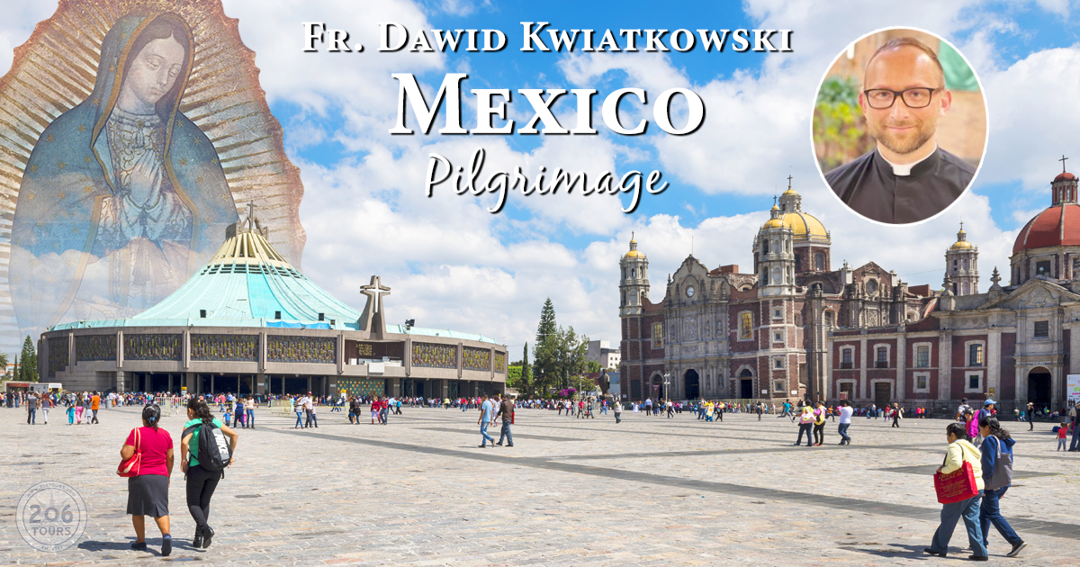 Fr. Dawid Kwiatkowski Pilgrimage to Our Lady of Guadelupe and Mexico City with 206 Tours