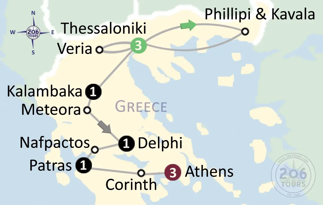 pilgrimage map