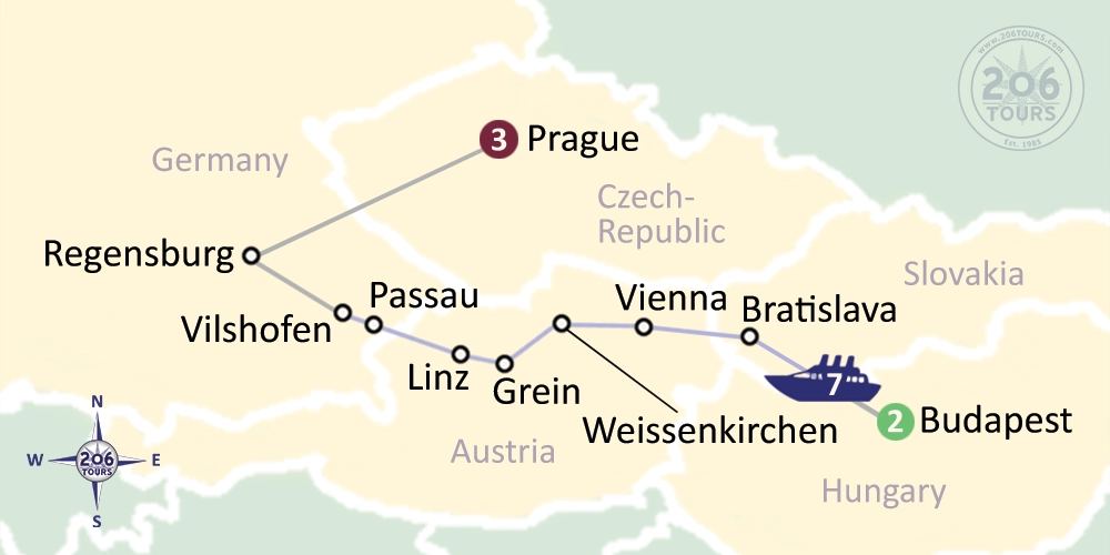 pilgrimage map