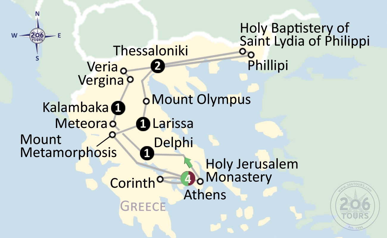 pilgrimage map