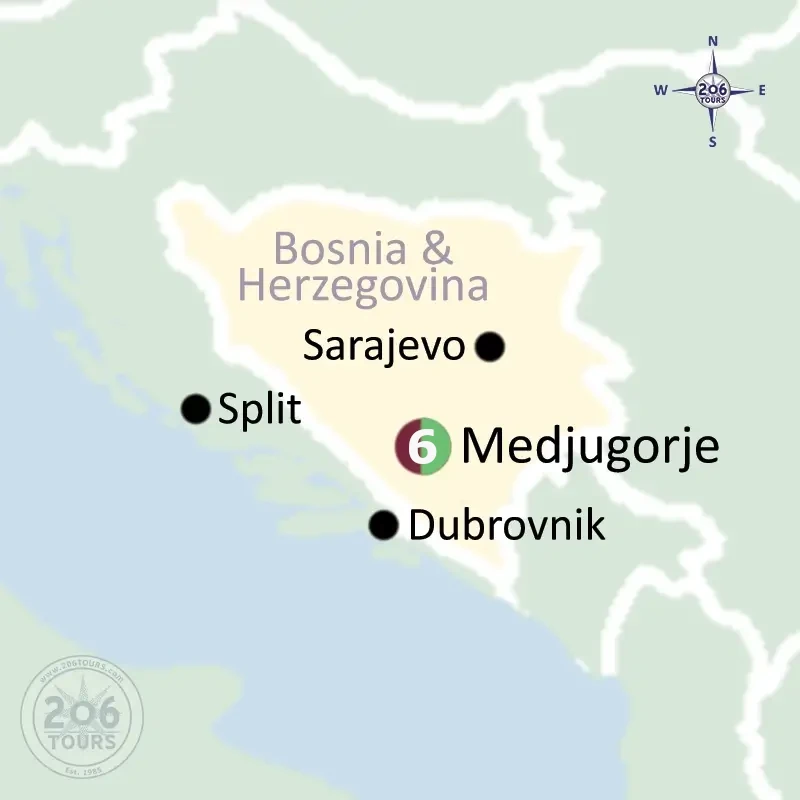 pilgrimage map