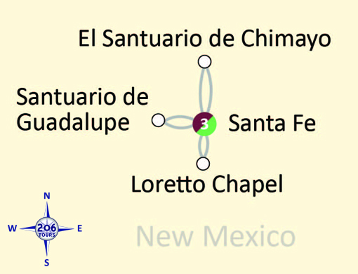 pilgrimage map