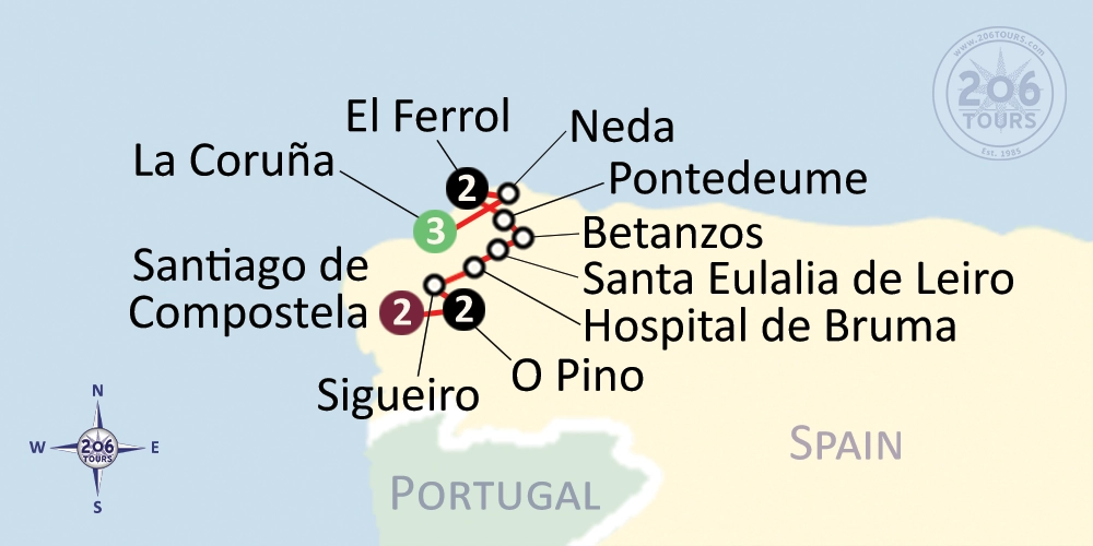 pilgrimage map