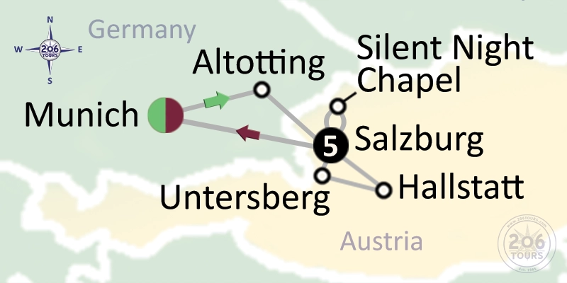 pilgrimage map