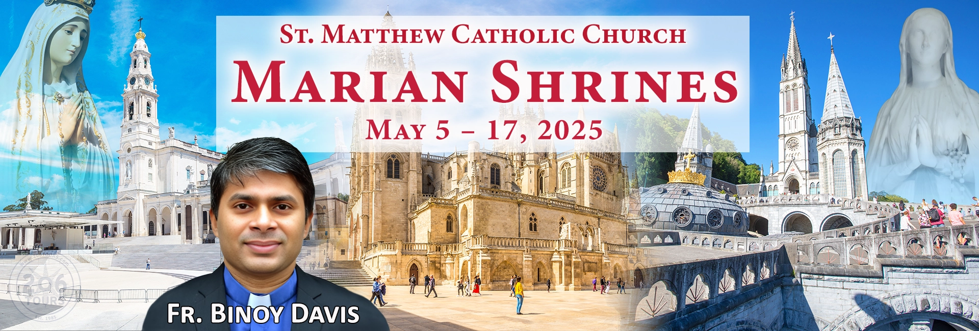 Fr. Binoy Davis Marian Shrines Pilgrimage