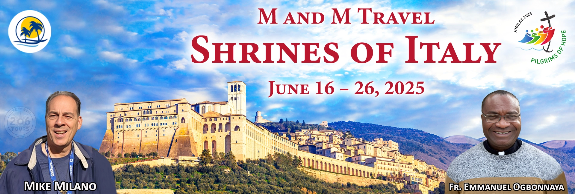 Fr. Emmanuel Ogbonnaya & Mike Milano Shrines of Italy