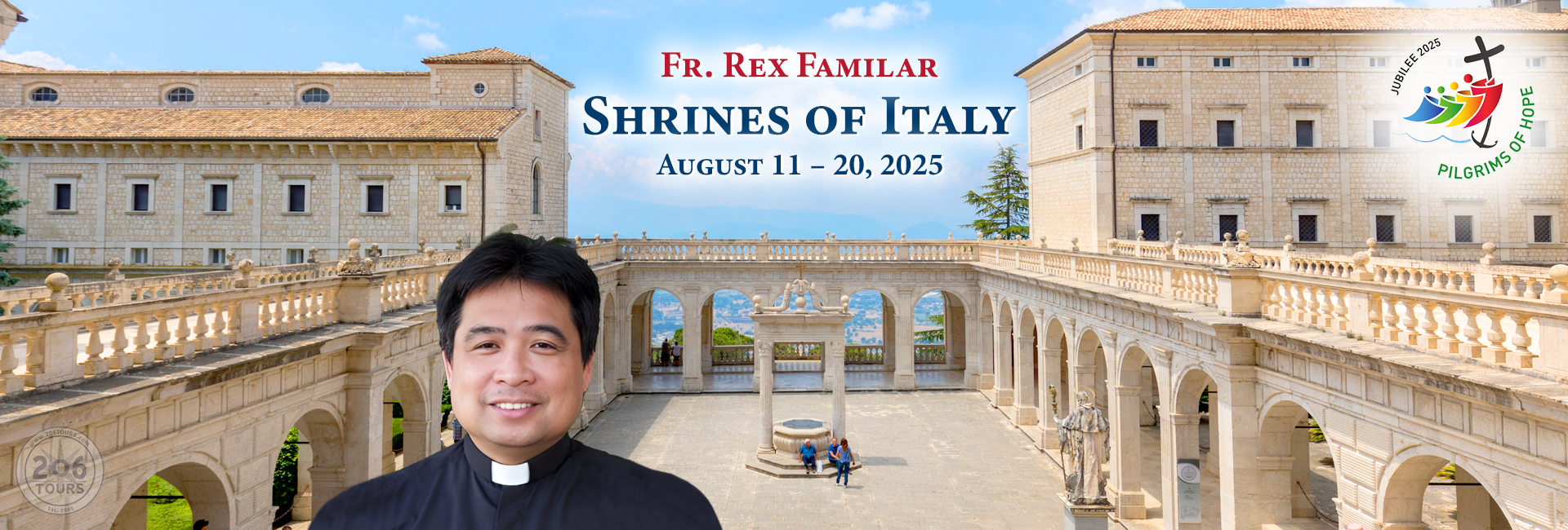 Fr. Rex Familar Shrines of Italy Pilgrimage