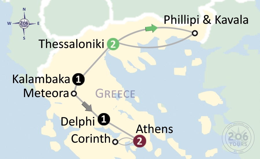 pilgrimage map