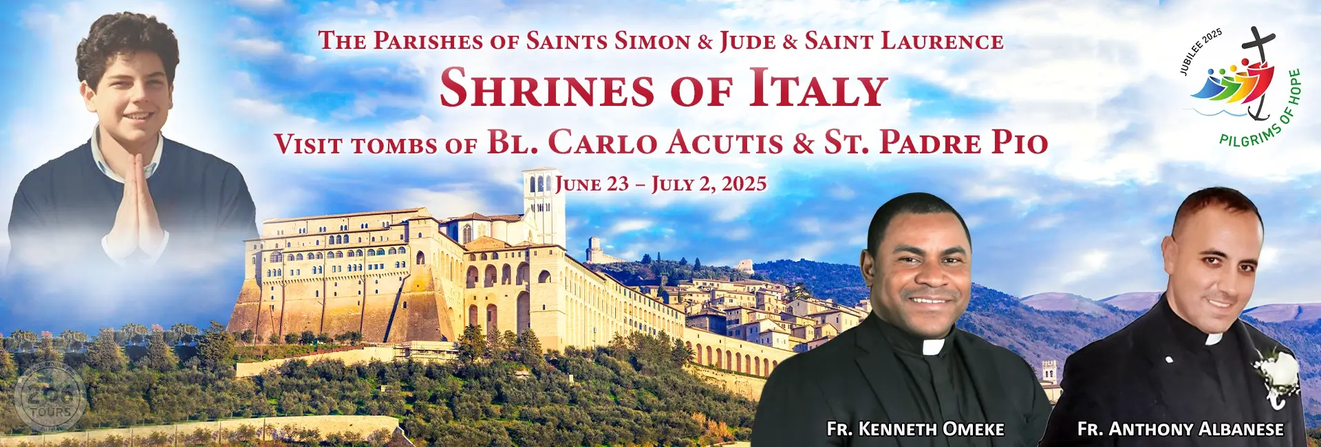 Fr. Anthony Albanese & Fr. Kenneth Omeke Shrines of Italy Pilgrimage