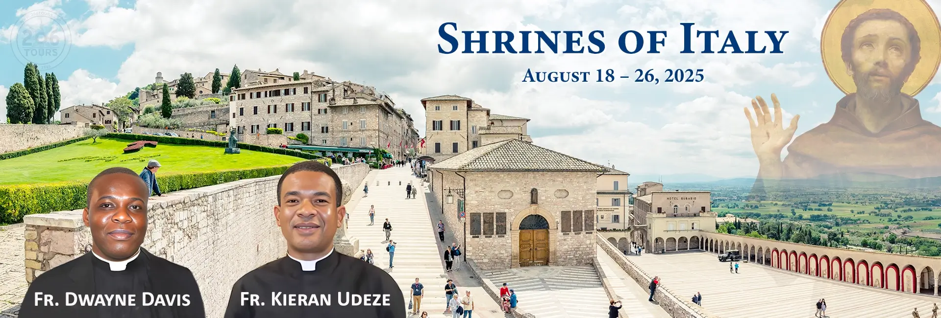 Fr. Dwayne Davis & Fr. Kieran Udeze Shrines of Italy Pilgrimage